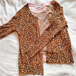 Old Navy Leopard Print Cardigan